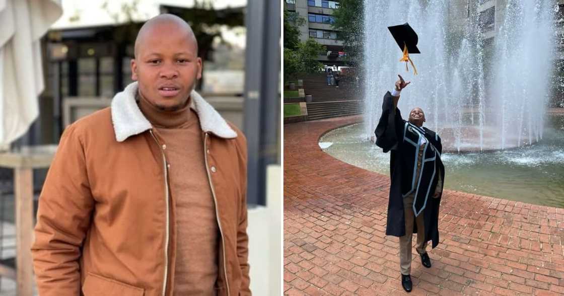 Twitter user @_KagiisoM on graduation day Twitter user @_KagiisoM on graduation day