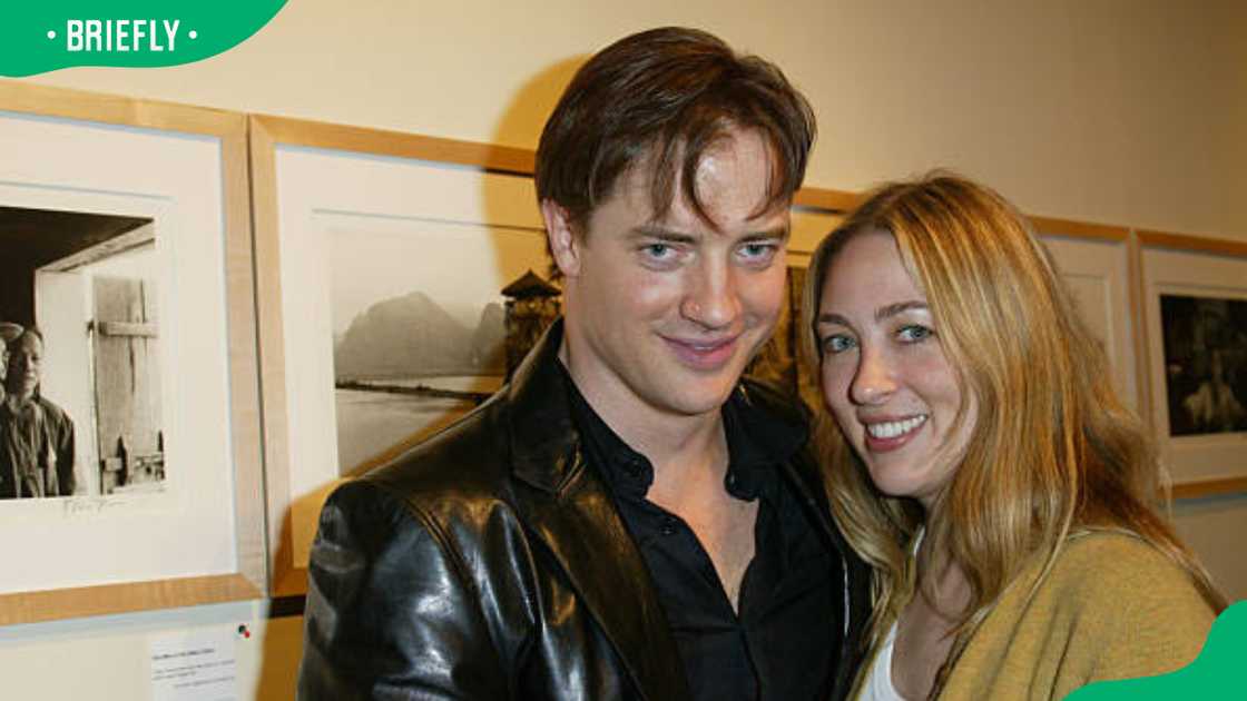 Brendan Fraser and ex-wife Afton Smith at the 24th Street Theatre Brendan Fraser and ex-wife Afton Smith at the 24th Street Theatre