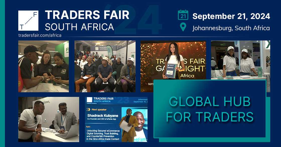 The South Africa Traders Fair 2024 is on 21 September 2024.