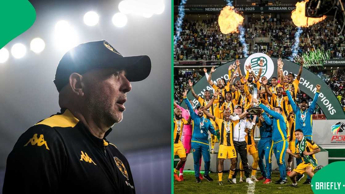 Nasreddine Nabi ends Kaizer Chiefs ten years wait for a title. Nasreddine Nabi ends Kaizer Chiefs ten years wait for a title.