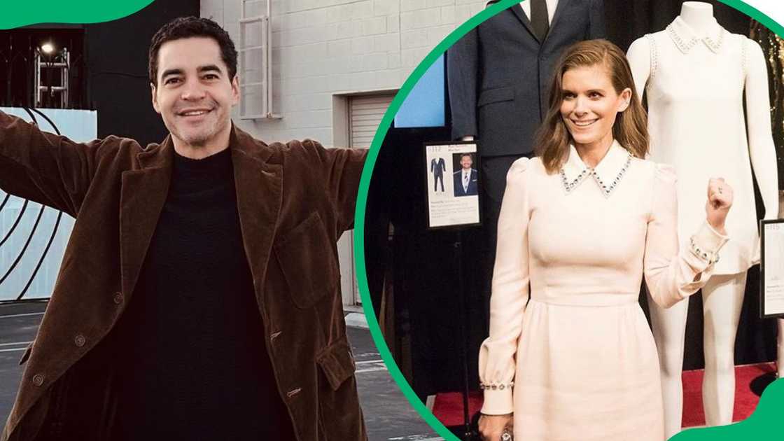 Ramón Rodríguez posing for a photo in Los Angeles in 2024 (L). Kate Mara attending a 2019 auctioning event (R) Ramón Rodríguez posing for a photo in Los Angeles in 2024 (L). Kate Mara attending a 2019 auctioning event (R)