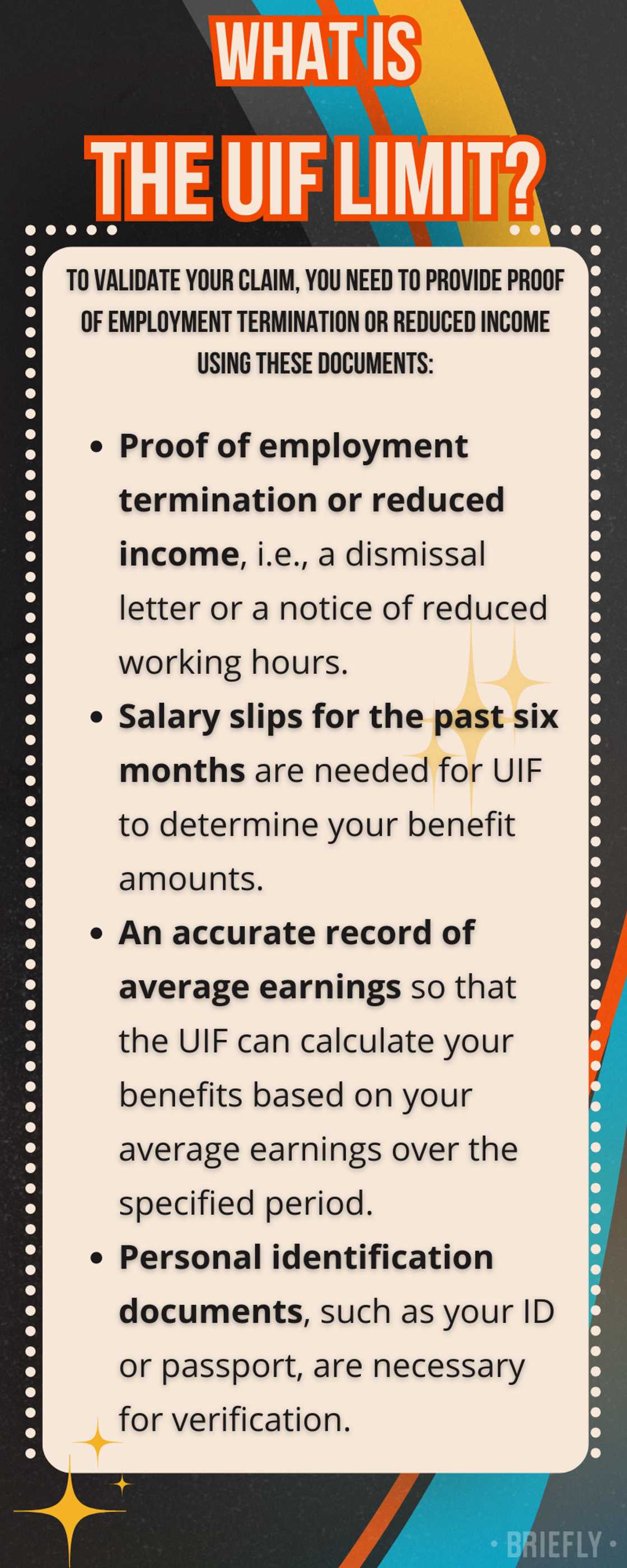 What is the UIF limit?