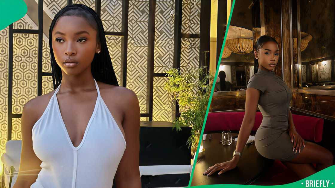 A Grade 12 pupil flexed her gorgeous Matric dance dress that gave off Barbie vibes.