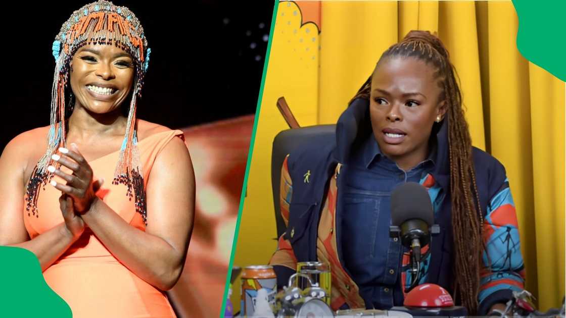 Unathi Nkayi overjoyed after her interview on 'Podcast and Chill' reached a milestone. Unathi Nkayi overjoyed after her interview on 'Podcast and Chill' reached a milestone.
