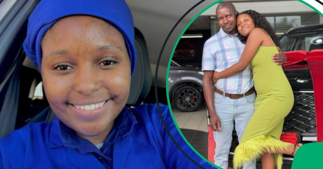 SA warmed by lady surprising dad SA warmed by lady surprising dad