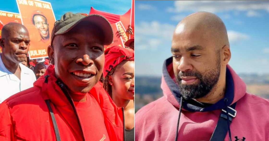 Julius Malema, Shona Ferguson, Milpark Hospital, Twitter reactions