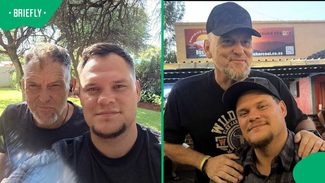 Steve Hofmeyr's lookalike son married Steve Hofmeyr's lookalike son married