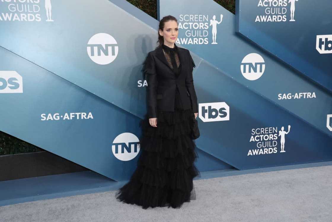 Winona Ryder at The Shrine Auditorium. Winona Ryder at The Shrine Auditorium.