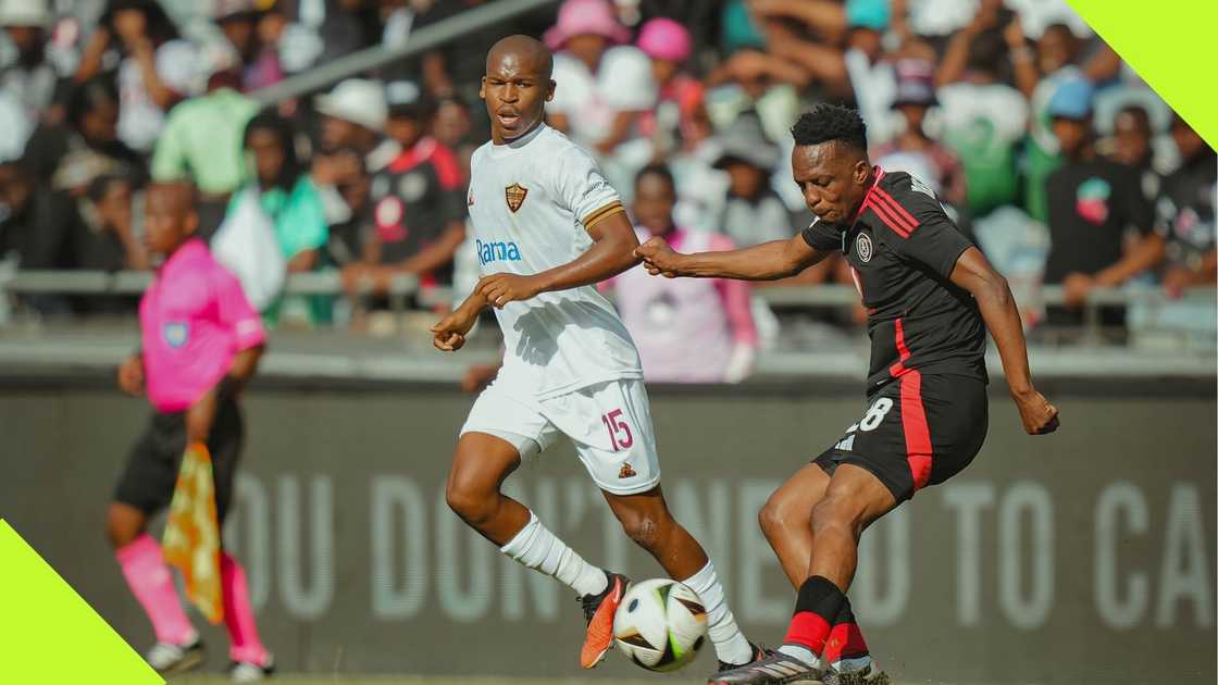 Stellenbosch FC defeat Orlando Pirates at the Orlando Stadium in the Premier Soccer League. Stellenbosch FC defeat Orlando Pirates at the Orlando Stadium in the Premier Soccer League.