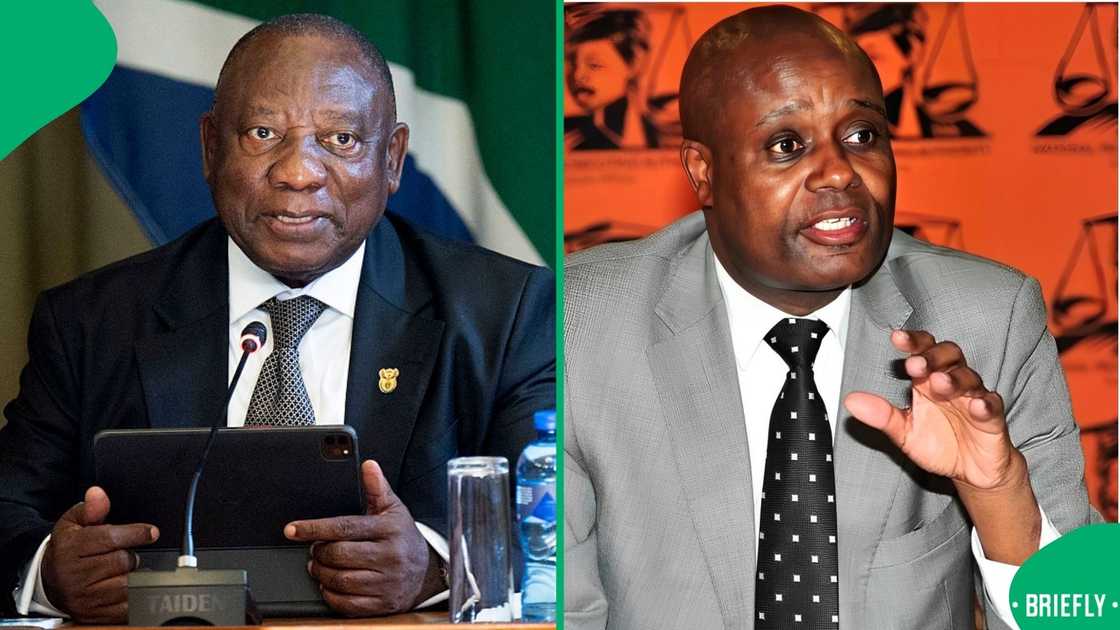 President Cyril Ramaphosa suspended South Gauteng director of public prosecutions Andrew Chauke President Cyril Ramaphosa suspended South Gauteng director of public prosecutions Andrew Chauke