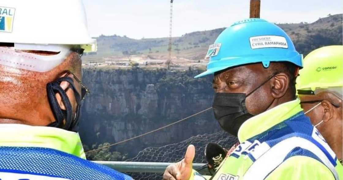 Msikaba Bridge, Ramaphosa, R4bn boost, economy, 36k jobs