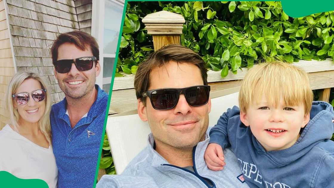 Erica Finnerty with her husband and son. Erica Finnerty with her husband and son.