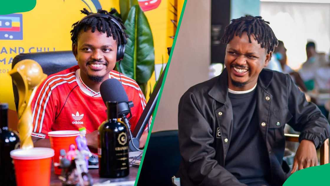 Macgyver Mukwevho during a studio interview Macgyver Mukwevho during a studio interview
