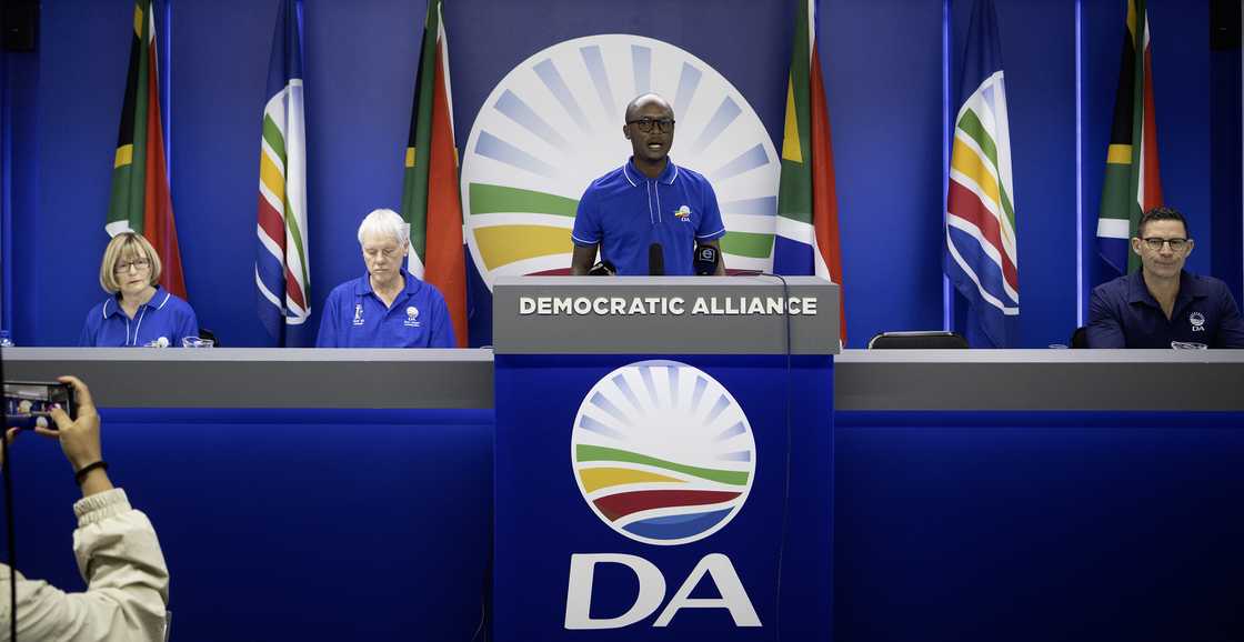 The Democratic Alliance are unhappy with Tebogo Nkonkou