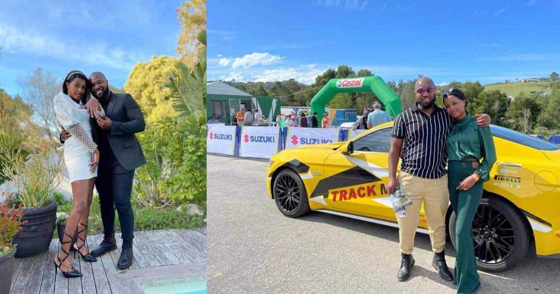 Perfect love story: Motor heads get engaged on the race course Perfect love story: Motor heads get engaged on the race course