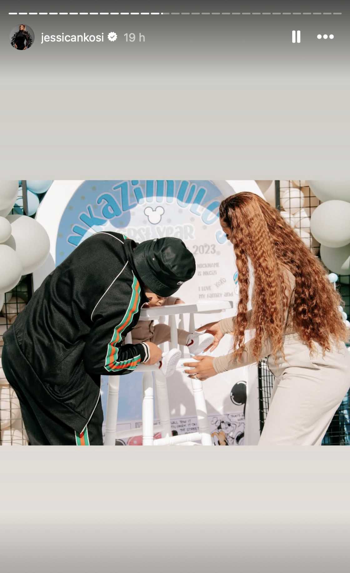 Jessica Nkosi posted pictures from her son's birthday party Jessica Nkosi posted pictures from her son's birthday party