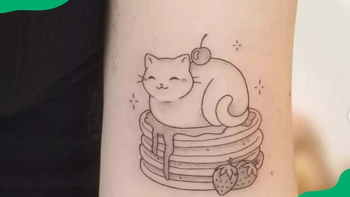 The pancake cat tattoo The pancake cat tattoo