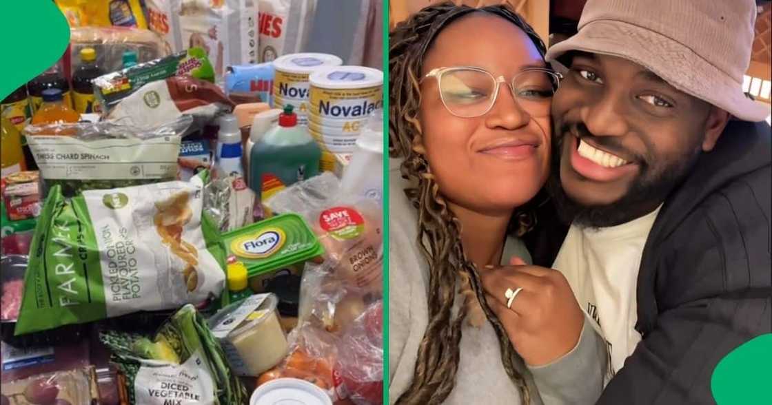 A Johannesburg mom shared her R7 920 grocery haul on TikTok A Johannesburg mom shared her R7 920 grocery haul on TikTok