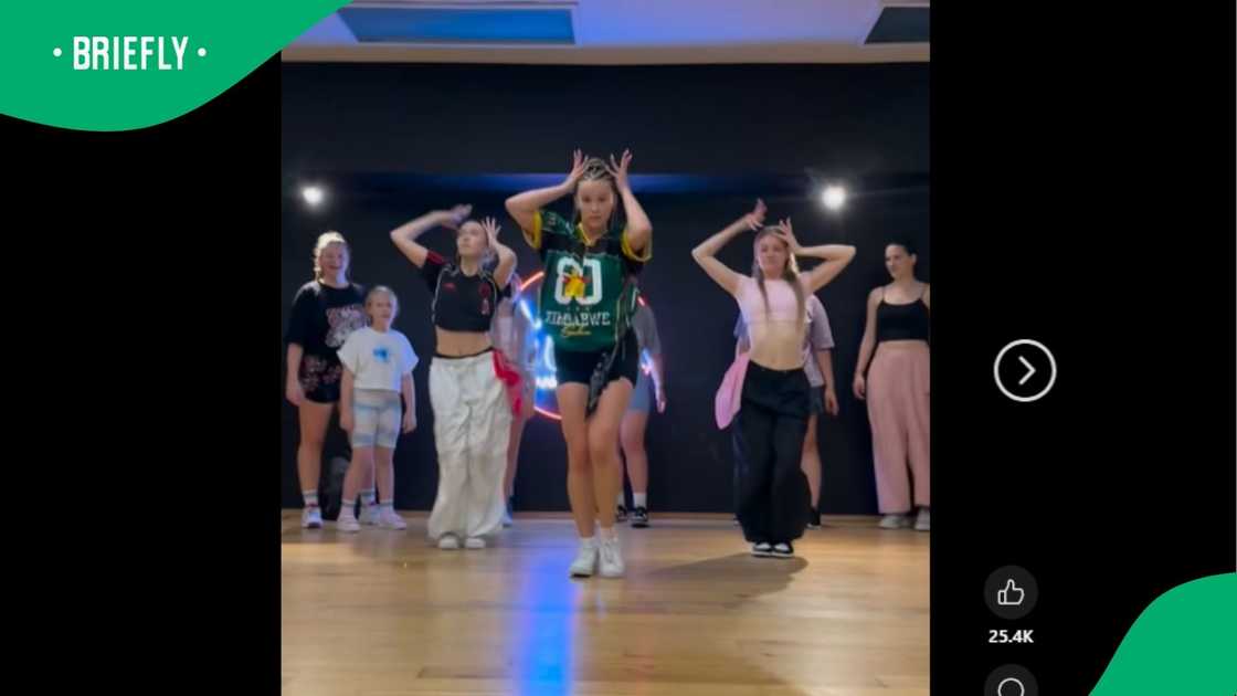 A dance video went viral. A dance video went viral.