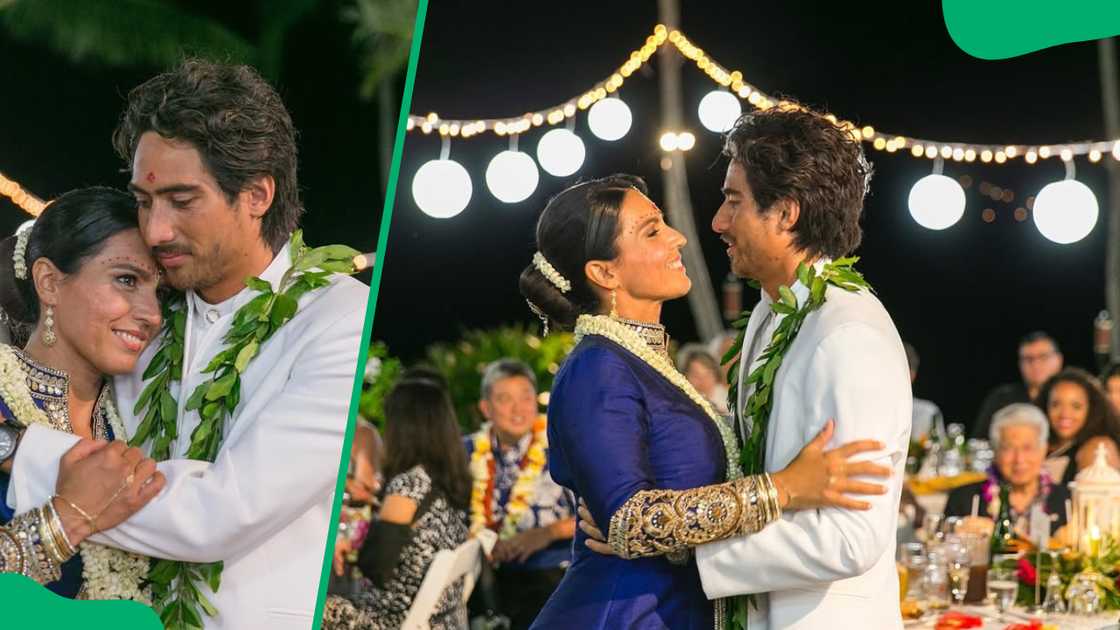 Abraham Williams and Tulsi Gabbard during their 2015 wedding ceremony Abraham Williams and Tulsi Gabbard during their 2015 wedding ceremony