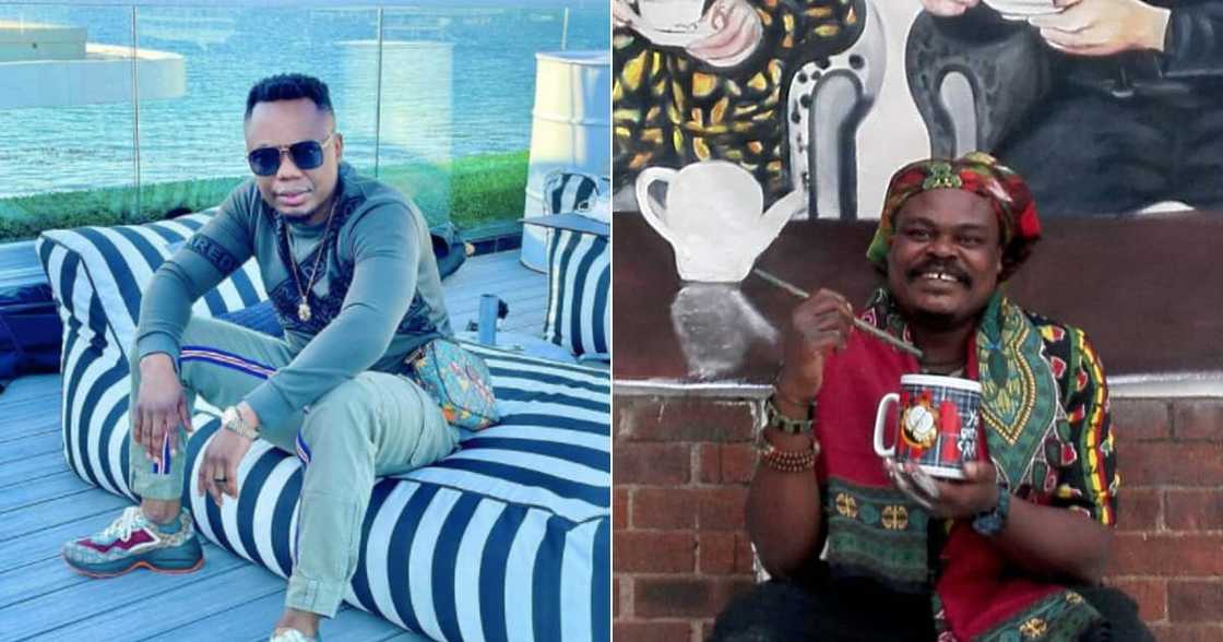 DJ Tira is thankful for Rasta honouring him with one of his famous portraits DJ Tira is thankful for Rasta honouring him with one of his famous portraits