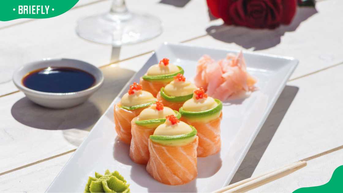 Sushi menu