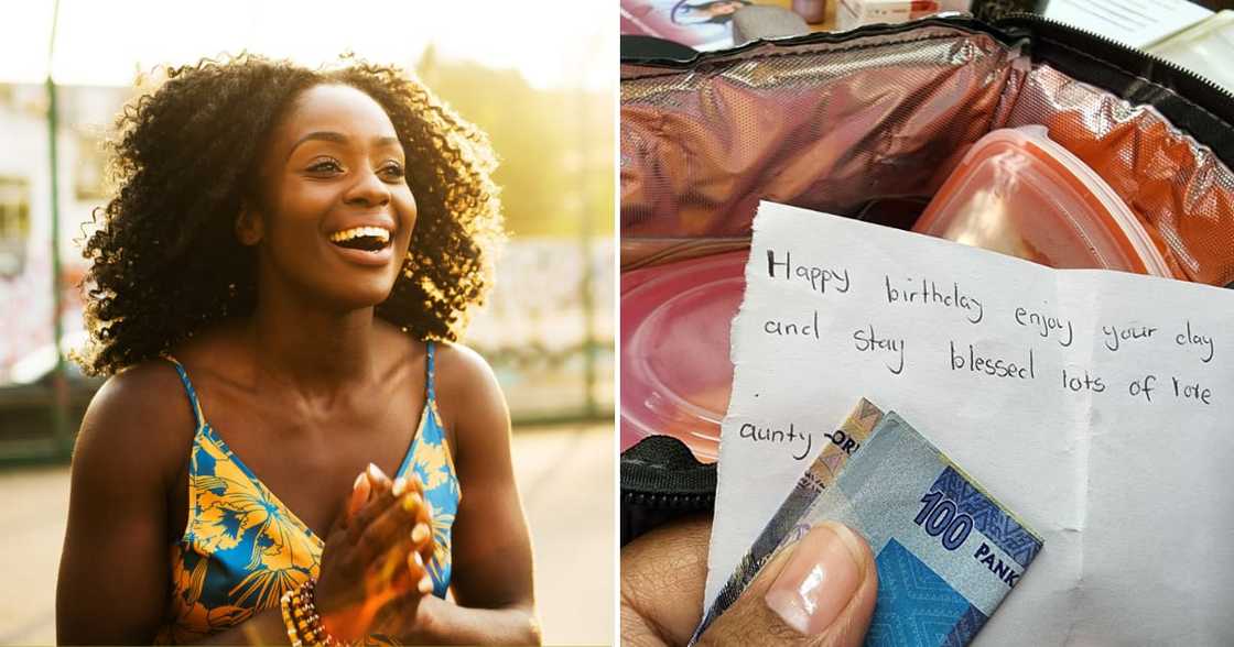 Lady from Limpopo overwhelmed by sweet gift of R100 and note from domestic helper Lady from Limpopo overwhelmed by sweet gift of R100 and note from domestic helper