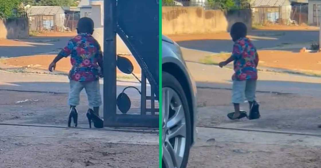 Toddler, fashion, TikTok video, South Africa