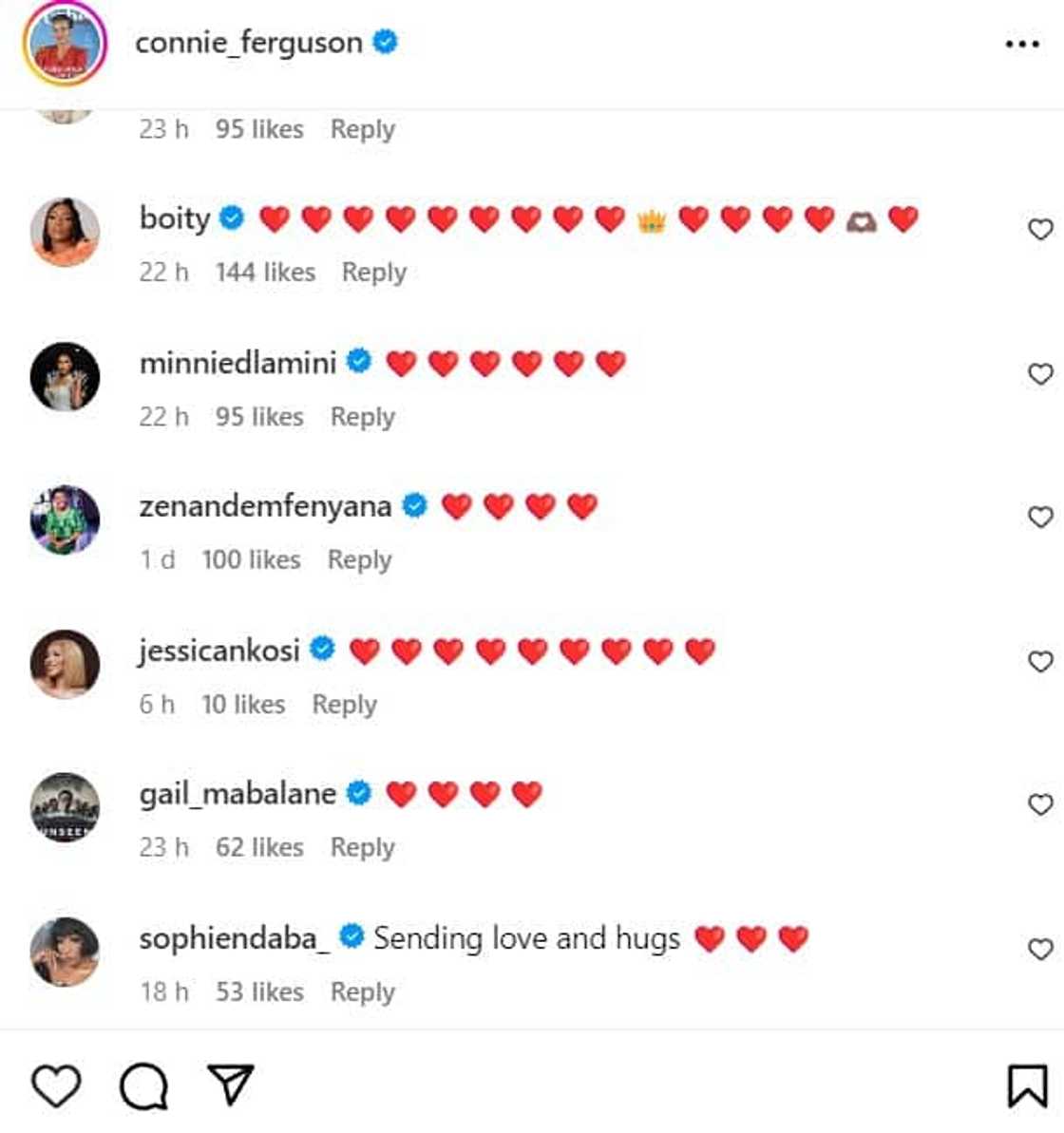Tributes pour for producer Shona Ferguson from his colleagues two years after his death on Connie Fergurson's Instagram post. Tributes pour for producer Shona Ferguson from his colleagues two years after his death on Connie Fergurson's Instagram post.