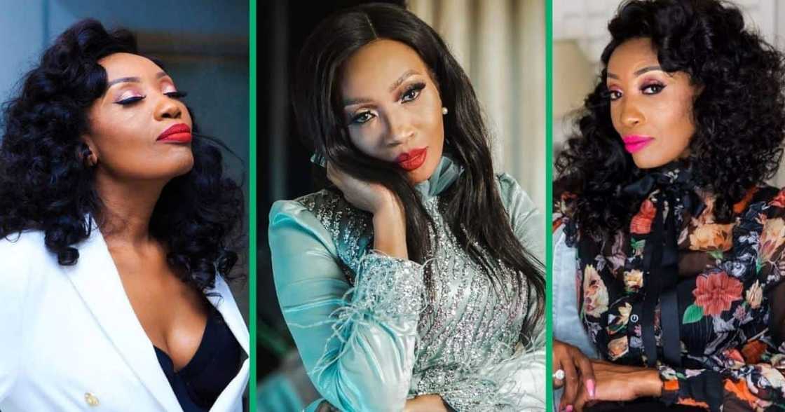 Sophie Ndaba launched her new look on social media. Sophie Ndaba launched her new look on social media.