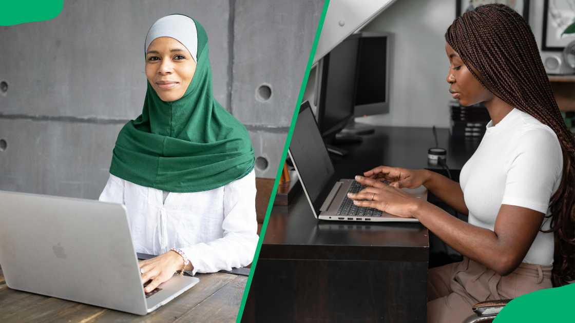 Women using laptops Women using laptops