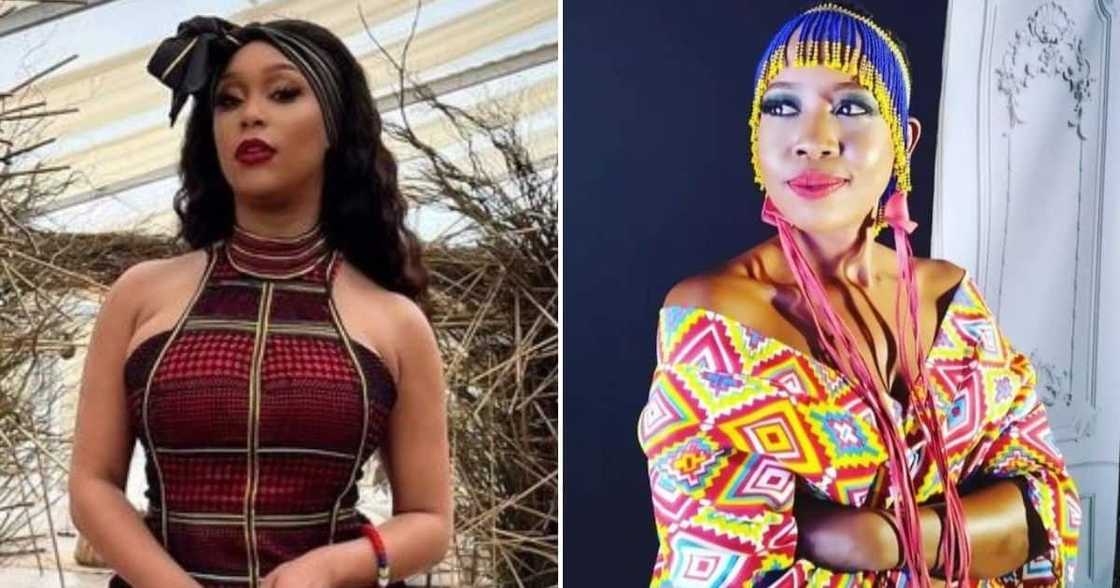 Minnie Dlamini and Ntsiki Mazwai Minnie Dlamini and Ntsiki Mazwai