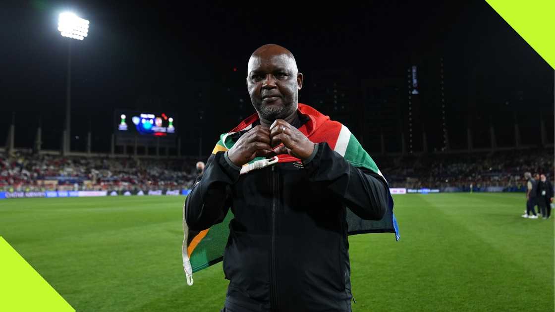 Pitso Mosimane speaks on the lastest job offers he received after leaving Saudi Professional League side Abha Club at the end of last season. Photo: Angel Martinez. Pitso Mosimane speaks on the lastest job offers he received after leaving Saudi Professional League side Abha Club at the end of last season. Photo: Angel Martinez.