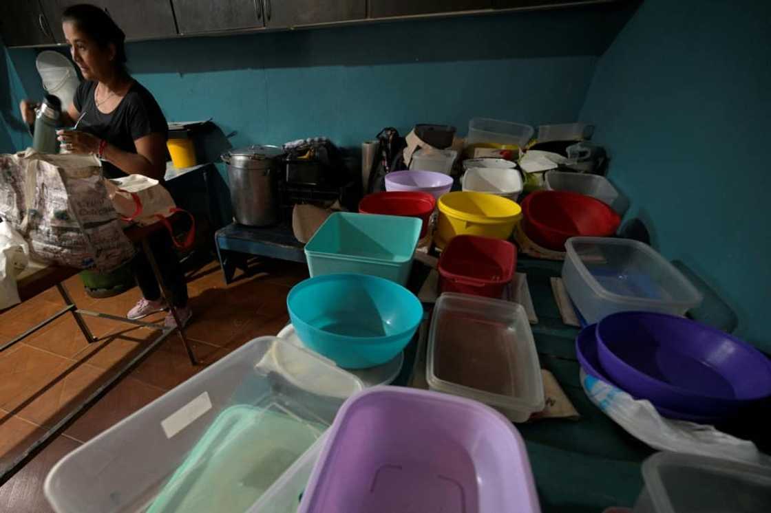 Plastic containers pile up, awaiting a free meal Plastic containers pile up, awaiting a free meal