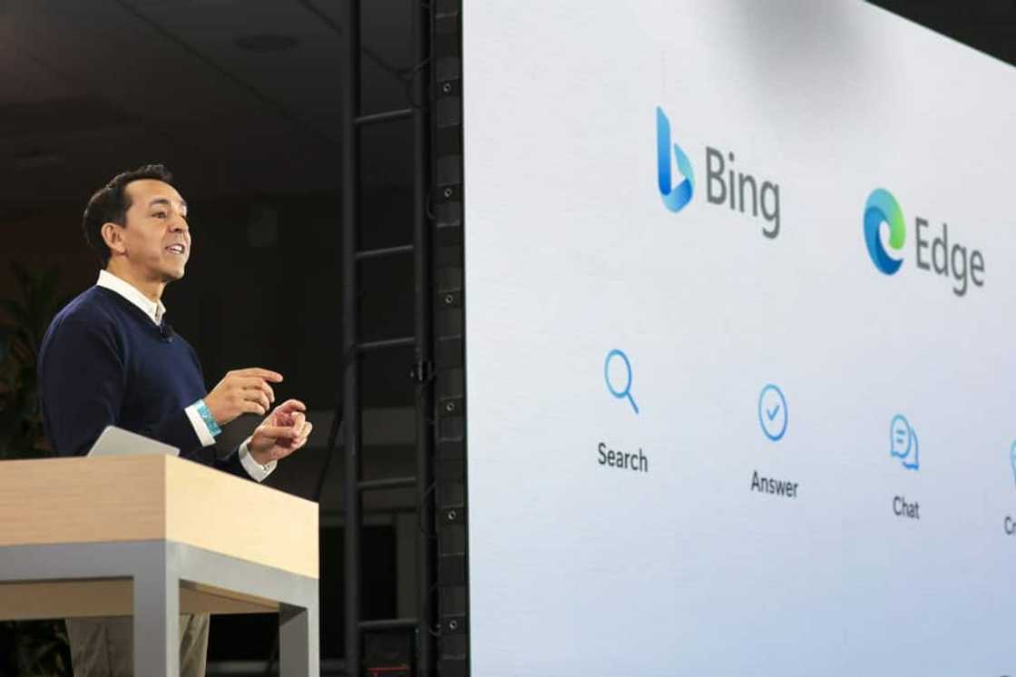 Yusuf Mehdi, a Microsoft vice president of search, said AI was radically improving search technology Yusuf Mehdi, a Microsoft vice president of search, said AI was radically improving search technology