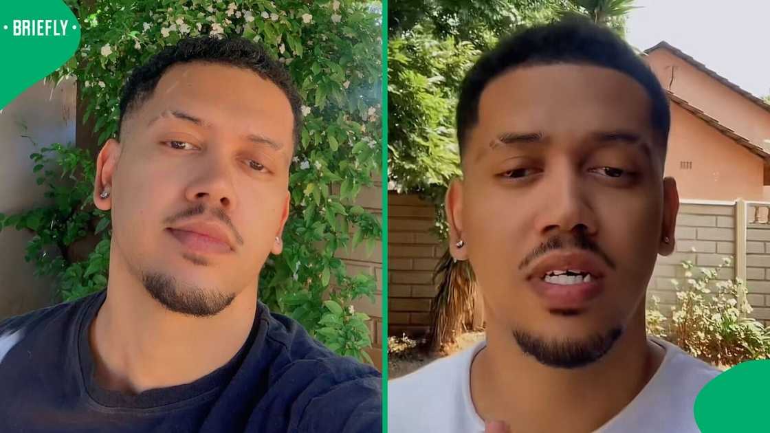 A man dubbed the South Africa and Jamaica siblings after their reactions to the hurricane sparked.
