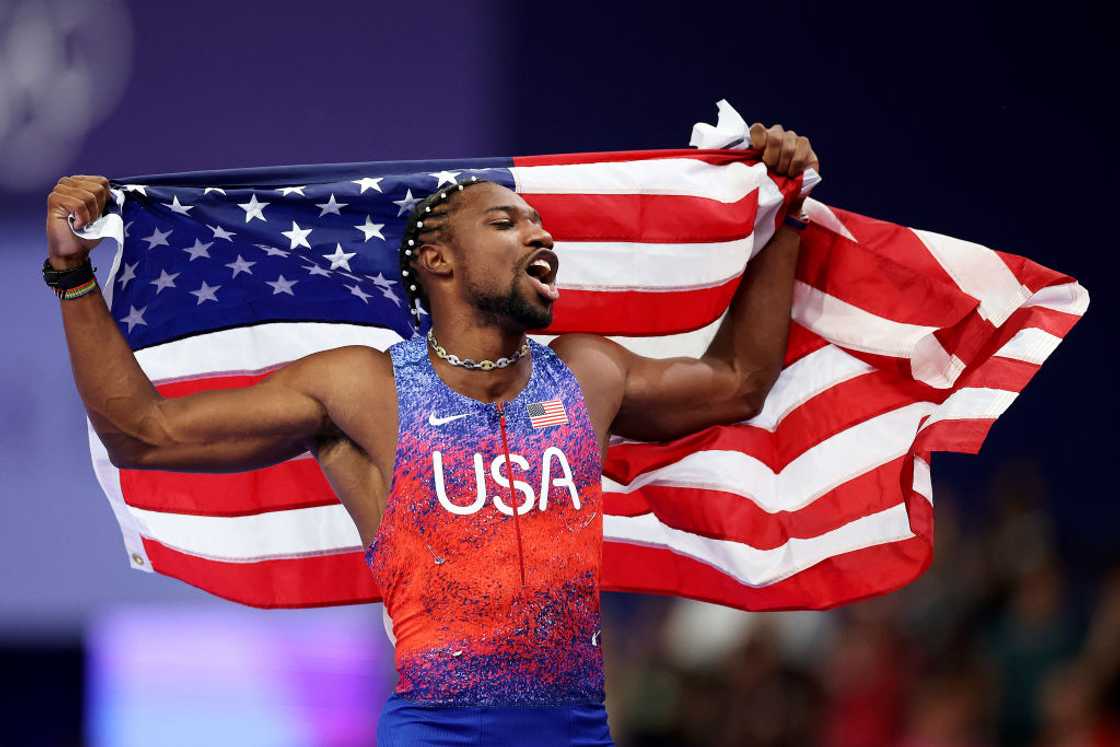Noah Lyles, Paris 2024 Olympics, Kishane Thompson, Fred Kerley Noah Lyles, Paris 2024 Olympics, Kishane Thompson, Fred Kerley