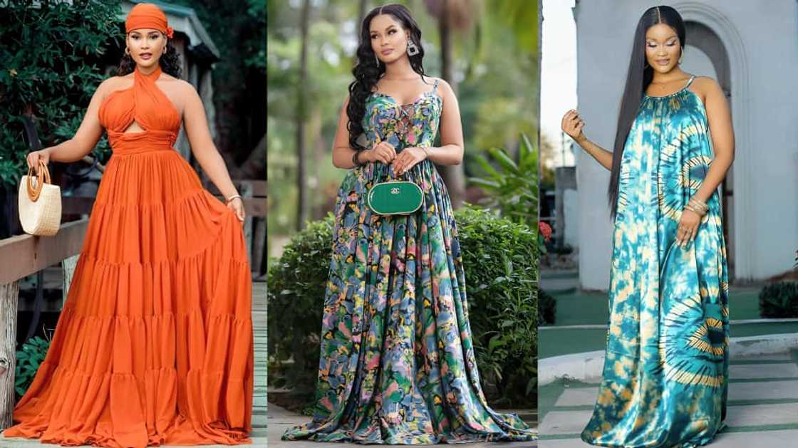 A-shape gown styles A-shape gown styles