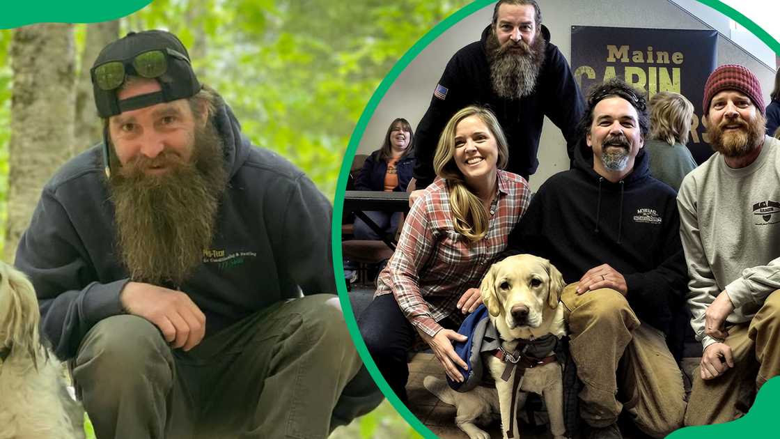 Jared Baker (L). The carpenter with Ashley, Chase and Ryan (R)