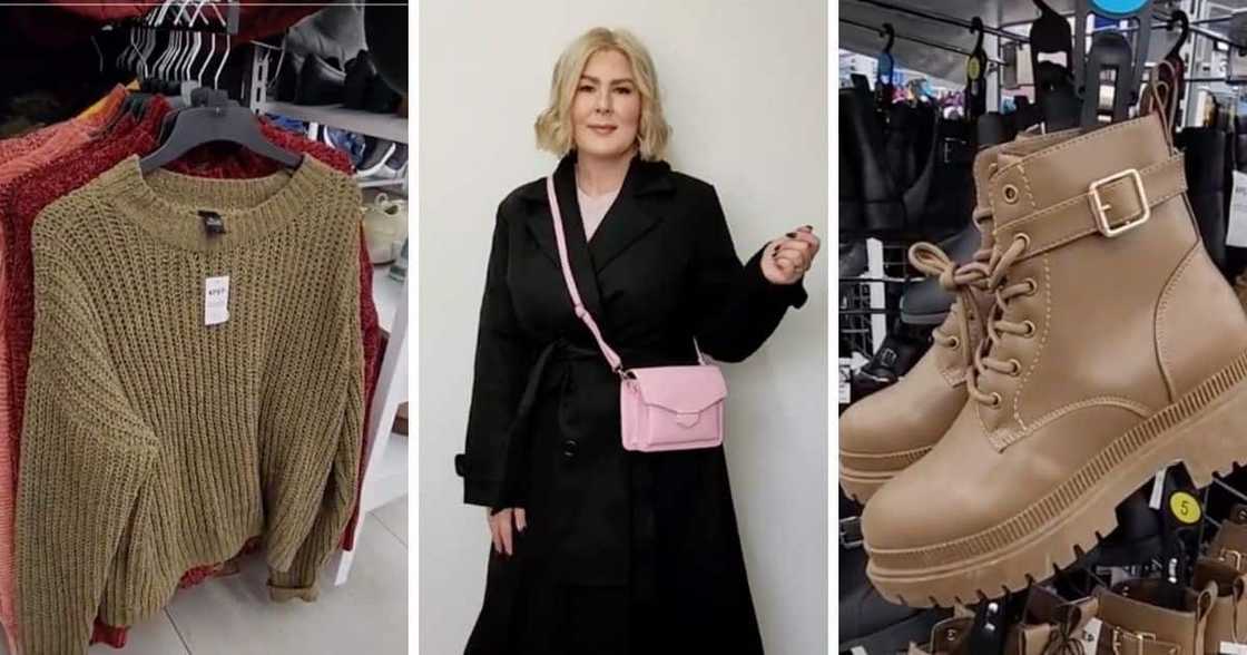 Woman finds cute winter items at PEP Woman finds cute winter items at PEP