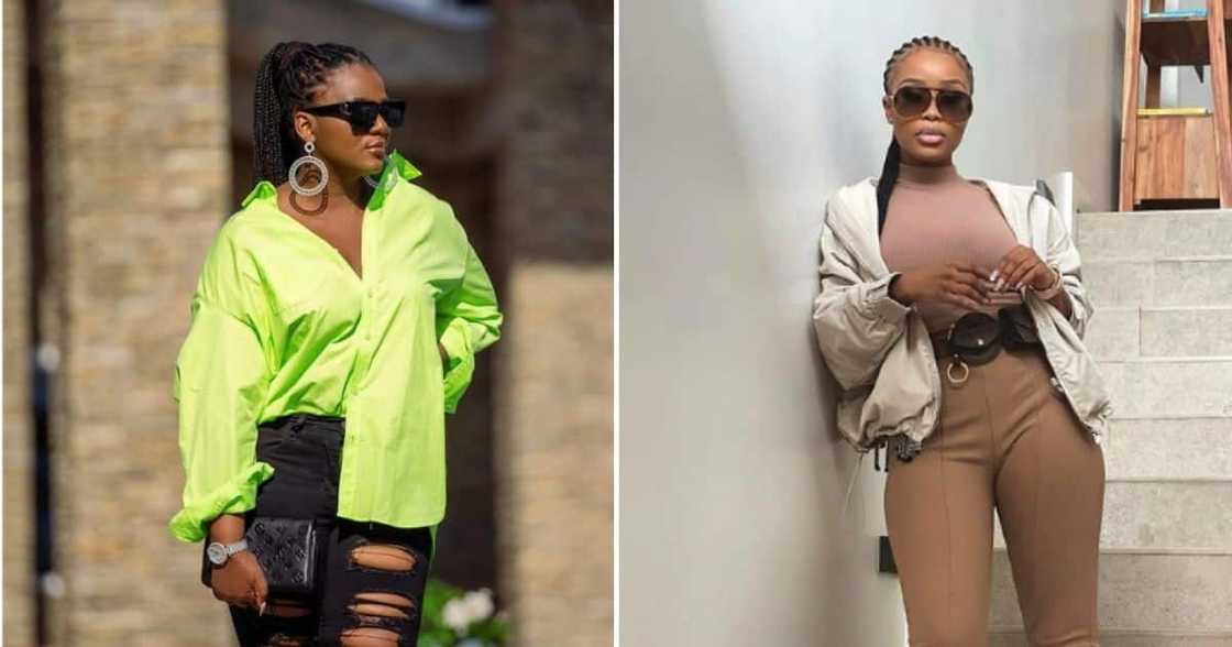 Sithelo Shozi and Shauwn Mkhize Sithelo Shozi and Shauwn Mkhize