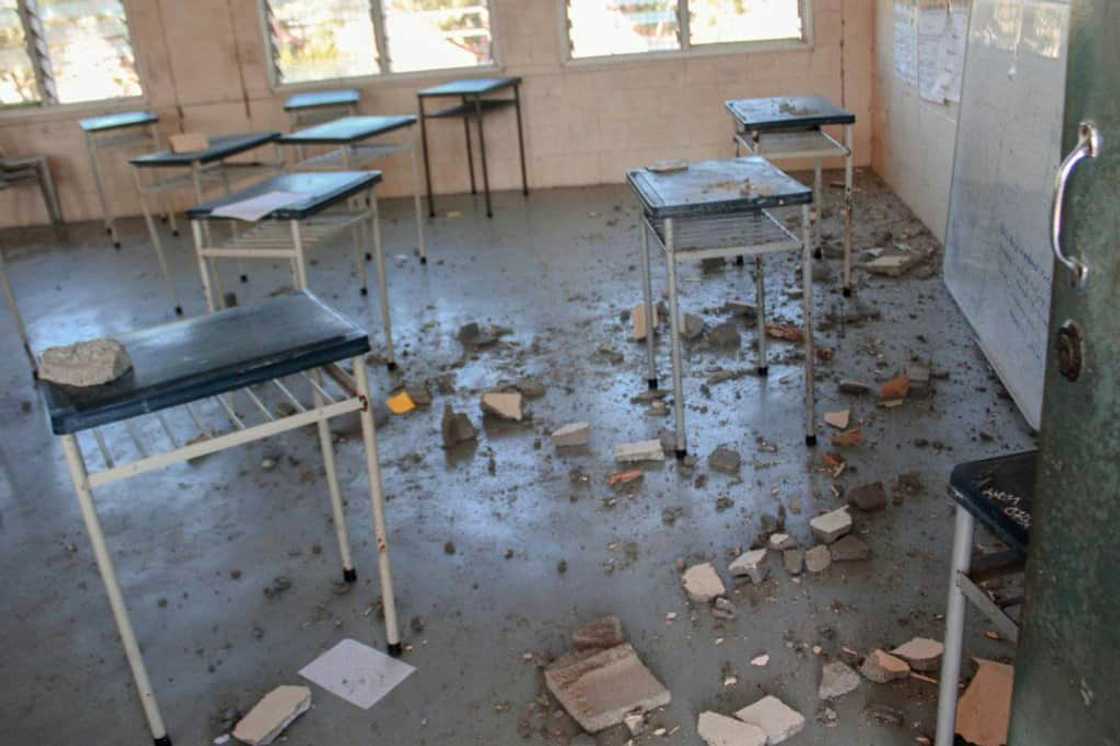 Residents in northern towns near the epicentre reported intense shaking mid-morning that cracked roads and rattled cladding off buildings Residents in northern towns near the epicentre reported intense shaking mid-morning that cracked roads and rattled cladding off buildings