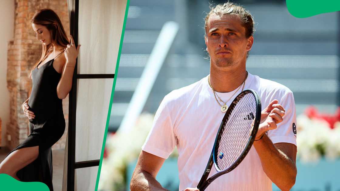 Alexander Zverev and Brenda Patea Alexander Zverev and Brenda Patea