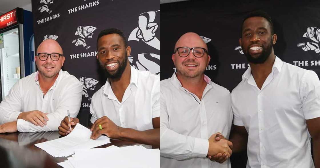 Siya Kolisi Has Joined the Sharks, Mzansi Reacts Happily: "Love It" Siya Kolisi Has Joined the Sharks, Mzansi Reacts Happily: "Love It"