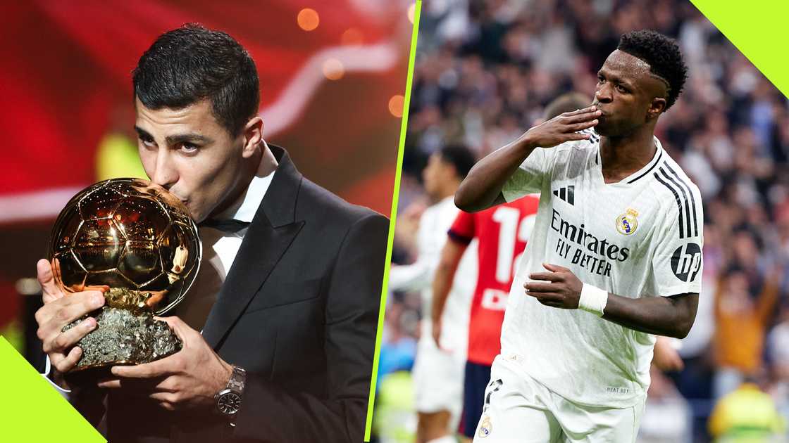 Vinicius Junior finished in second spot behind Manchester City's Rodri in the 2024 Ballon d'Or Award.