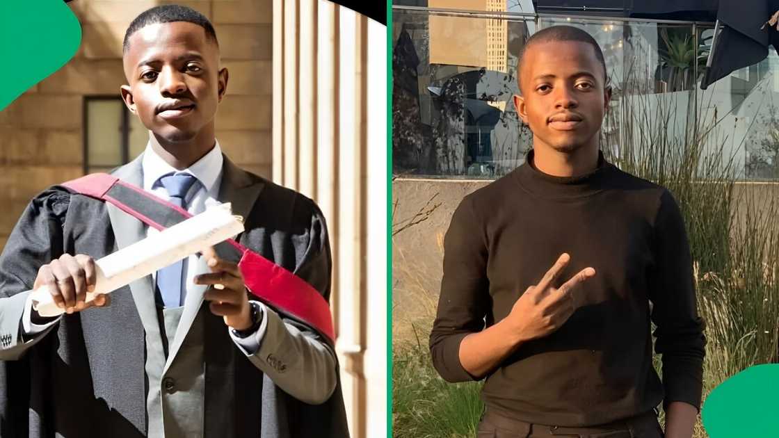 A TikTok video shows a man celebrating his incredible RDP home glow-up. A TikTok video shows a man celebrating his incredible RDP home glow-up.