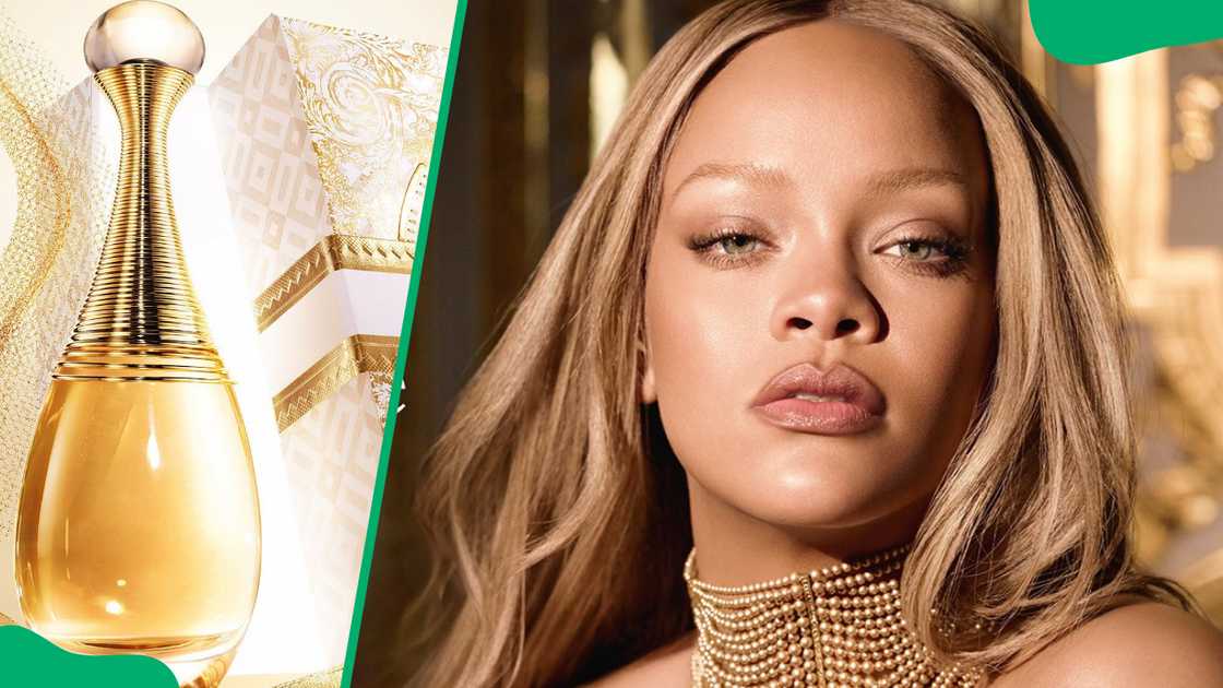 Rihanna and J'Adore perfume Rihanna and J'Adore perfume