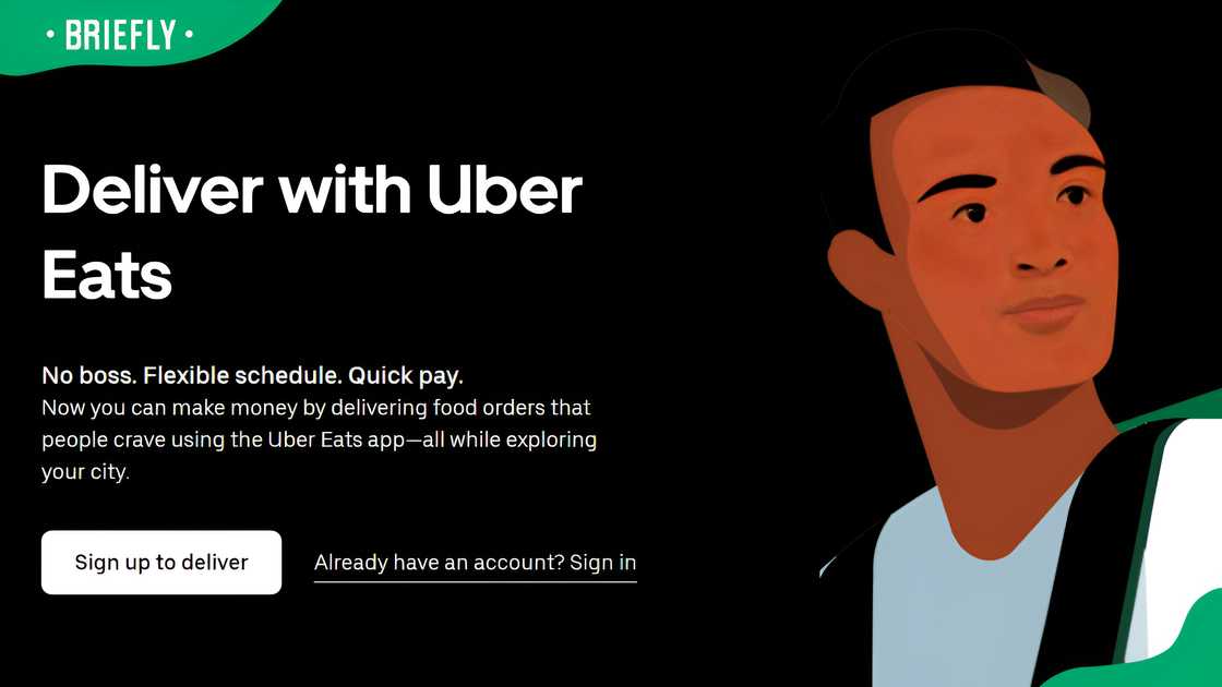 Uber Eats driver registration