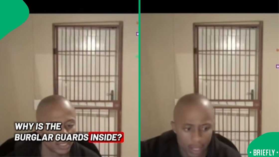 The screenshot on the right captured the moment Tshepe addressed the frequently asked question The screenshot on the right captured the moment Tshepe addressed the frequently asked question