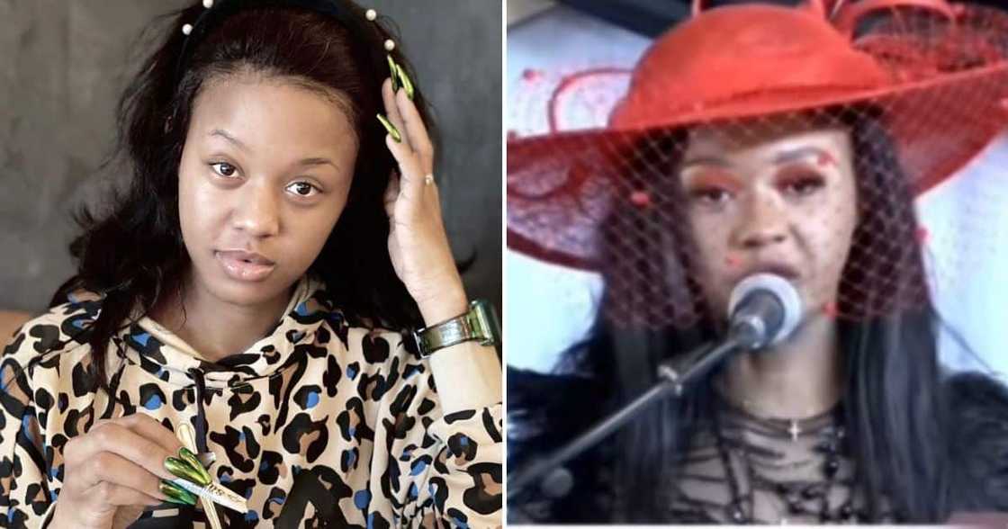 Babes Wodumo at Zamanguni's funeral Babes Wodumo at Zamanguni's funeral